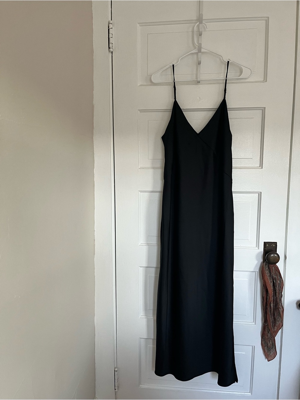 A new day black silky dress
